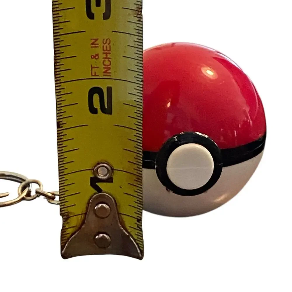 Vintage 1999 EEVEE POKEMON Pokeball Keychain Original Nintendo Collectible Toy